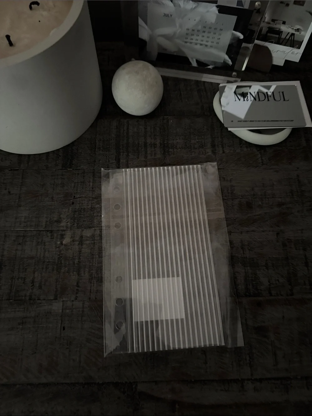Cloth & Paper Fluted Dashboard | Personal Size